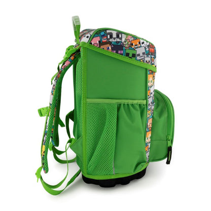 Ученически сет Minecraft Ergonomic - 3 части (раница, несесер и спортна торба)