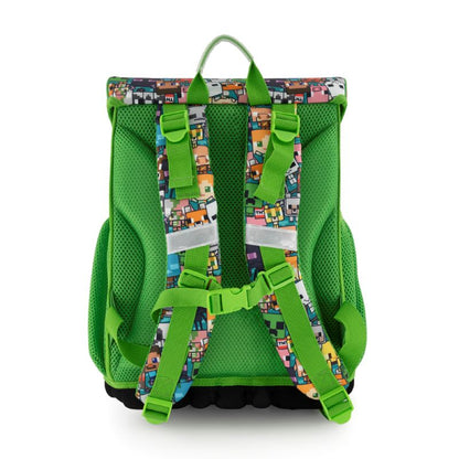 Ученически сет Minecraft Ergonomic - 3 части (раница, несесер и спортна торба)