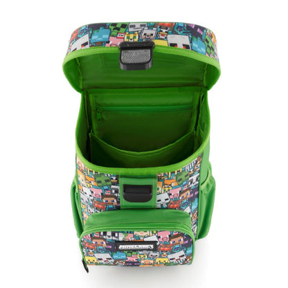 Ученически сет Minecraft Ergonomic - 3 части (раница, несесер и спортна торба)