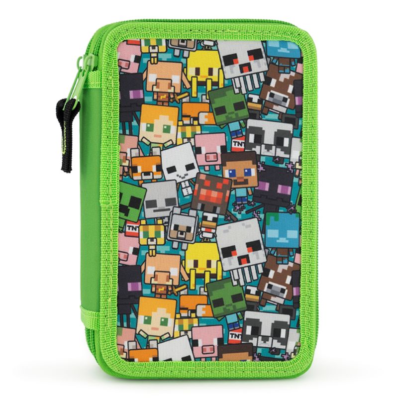 Ученически сет Minecraft Ergonomic - 3 части (раница, несесер и спортна торба)