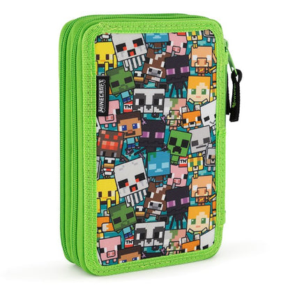 Ученически сет Minecraft Ergonomic - 3 части (раница, несесер и спортна торба)