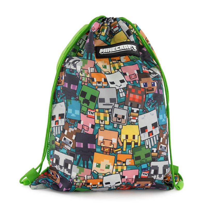 Ученически сет Minecraft Ergonomic - 3 части (раница, несесер и спортна торба)