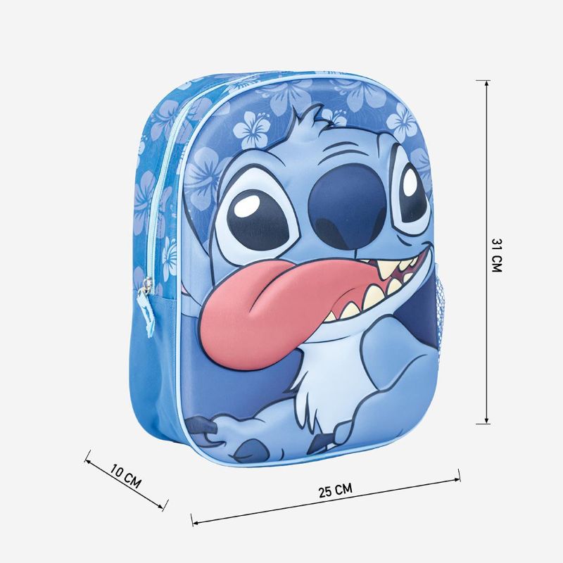 Раница за детска градина 3D Stitch blue