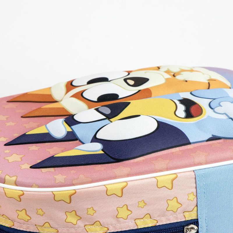 Раница за детска градина 3D Bluey pink