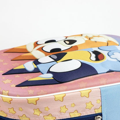 Раница за детска градина 3D Bluey pink