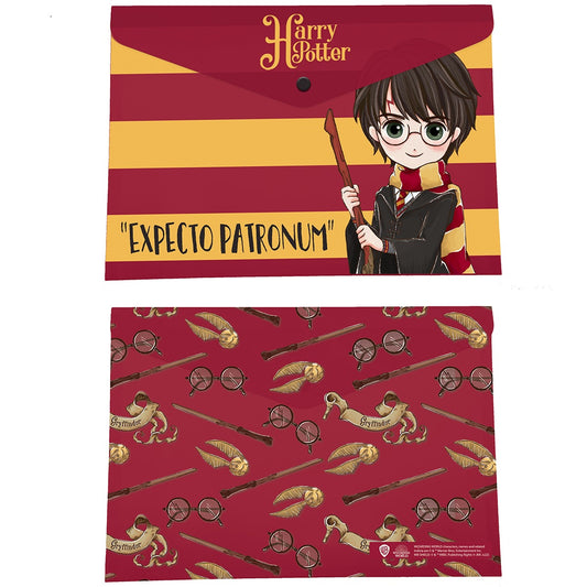 Папка плик с копче A4 Harry Potter Expecto Patronum
