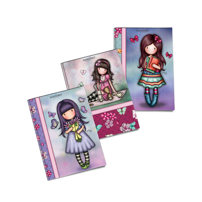 Тетрадка с твърди корици Santoro Gorjuss А5, Асортимент, 3 вида