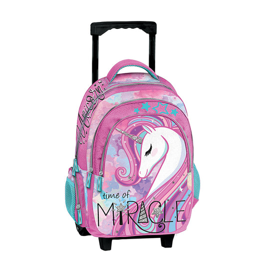 Ученическа раница на колела Unicorn