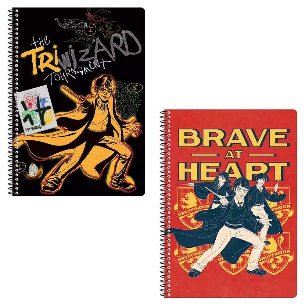 Тетрадка със спирала А5 Harry Potter, 90 листа, Асортимент