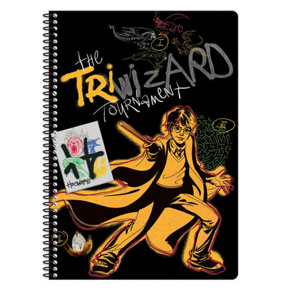 Тетрадка със спирала А5 Harry Potter, 90 листа, Асортимент