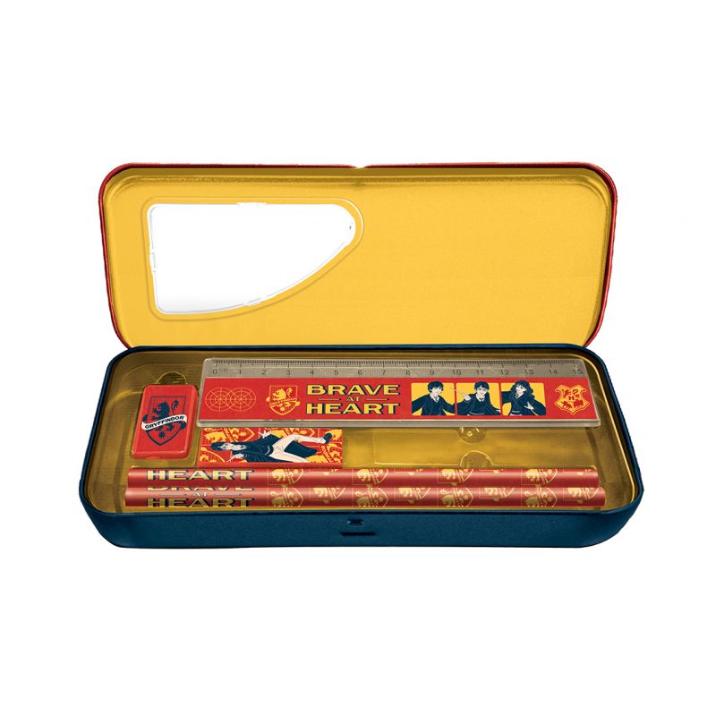 Ученически пособия в метална кутия Harry Potter Brave Heart