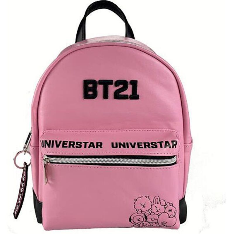 Кожена раница BT21 Universtar Pink