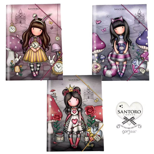 Папка с ластик Santoro Gorjuss, Асортимент