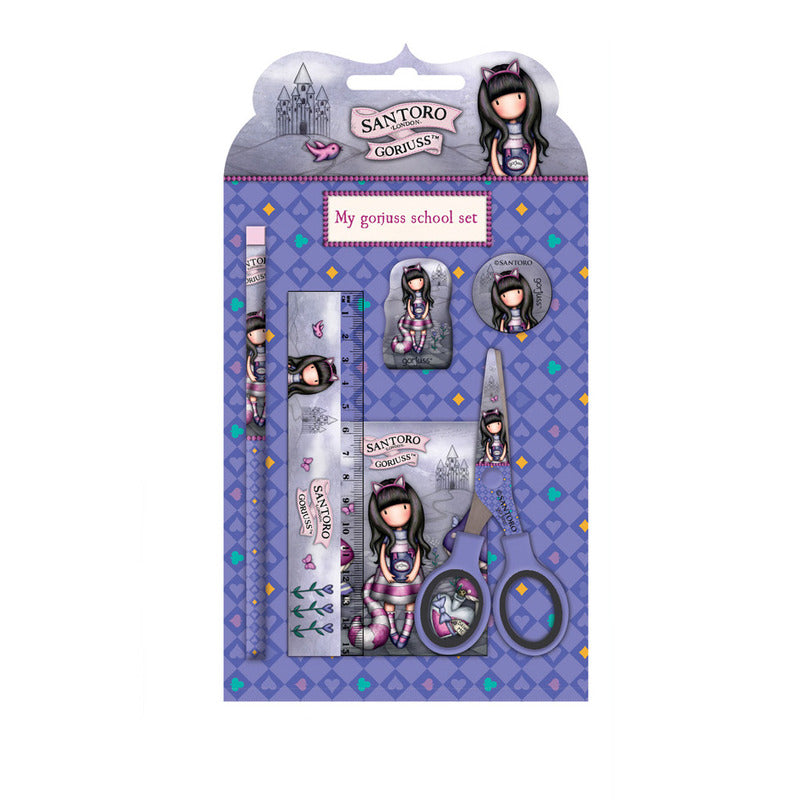 Сет с ученически пособия Santoro Gorjuss Cheshire Cat