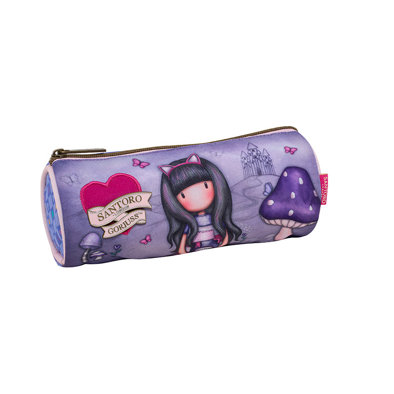 Ученически несесер цилиндър Santoro Gorjuss Cheshire Cat