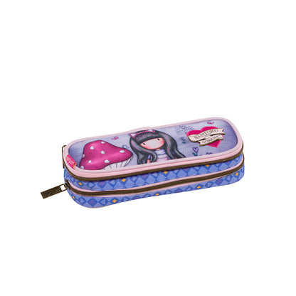 Ученически квадратен несесер  Santoro Gorjuss Cheshire Cat