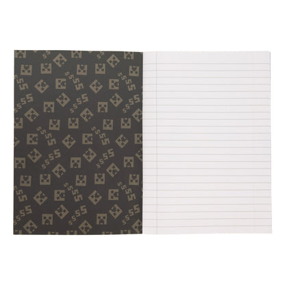 Тетрадка А5, Minecraft Creeper с широки редове