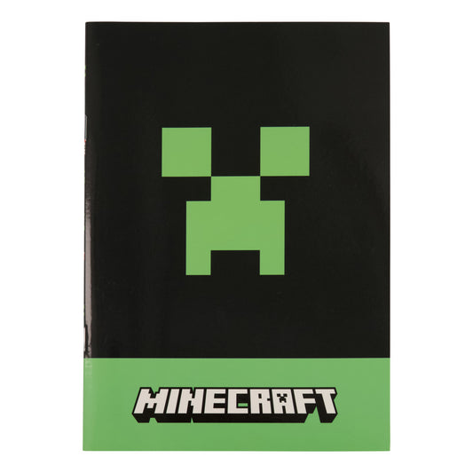 Тетрадка А5, Minecraft Creeper с широки редове