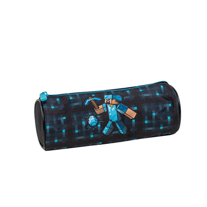 Ученически несесер цилиндър Minecraft Diamond