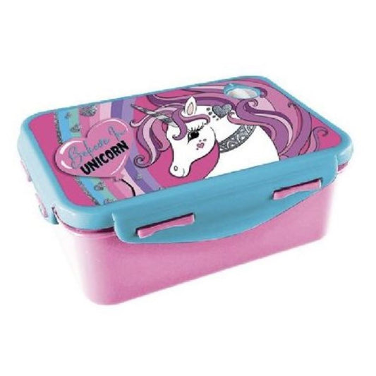 Пластмасова кутия за храна Believe in Unicorn