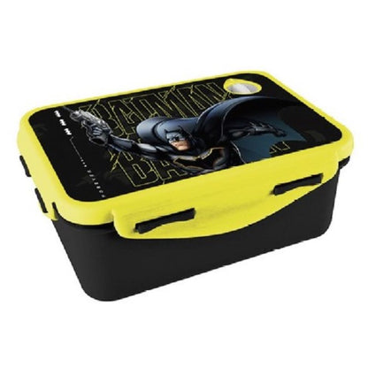 Пластмасова кутия за храна Batman Black