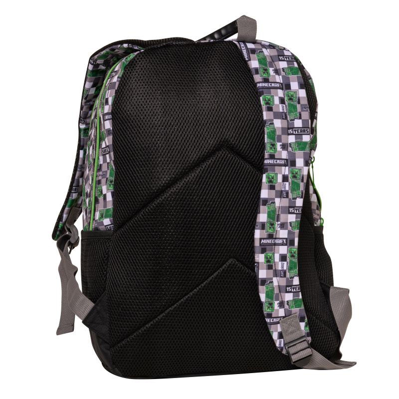 Ученическа раница Minecraft Black с несесер