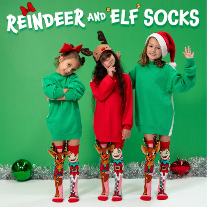 MADMIA Reindeer & Elf Socks – коледни чорапи Елен и Елф