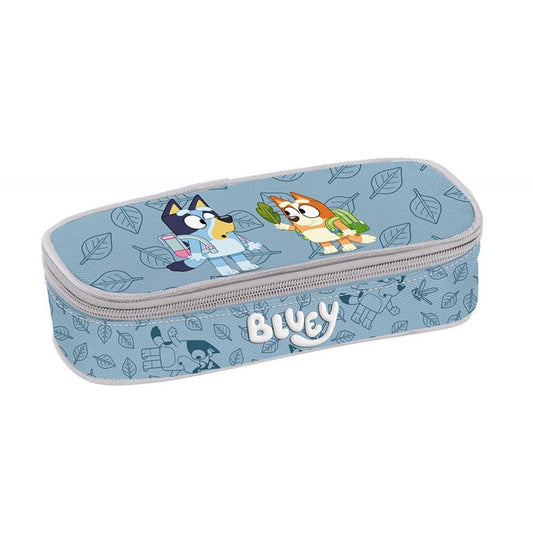 Овален ученически несесер Bluey Face