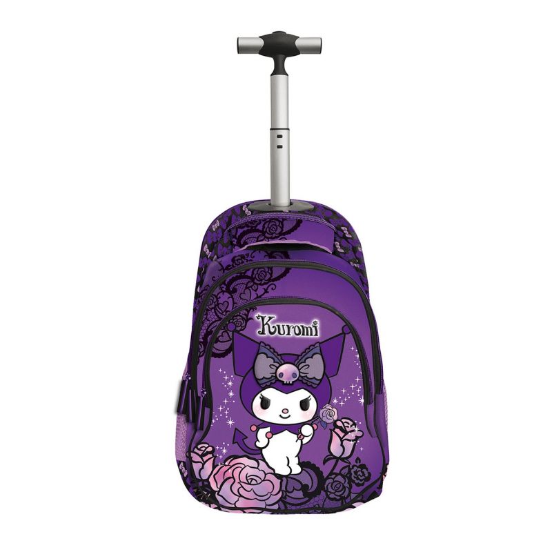 Ученическа раница на колела Kuromi Purple Laces