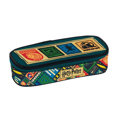 Овален ученически несесер Harry Potter Hogwarts Houses
