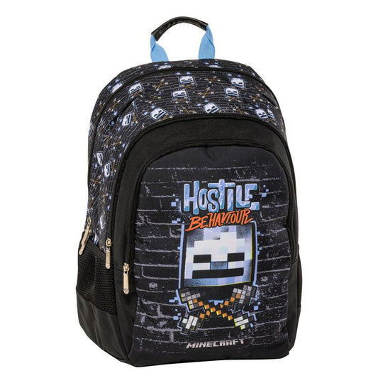 Ученическа раница Minecraft Wall (Включва и несесер)