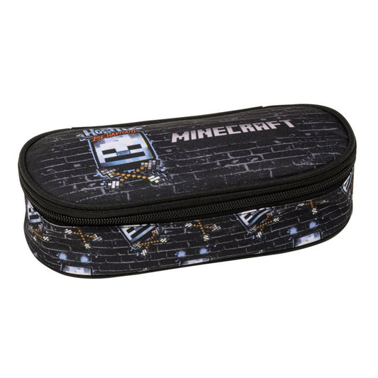 Овален ученически несесер Minecraft Wall