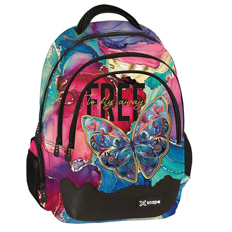 Ученическа раница Xscape Butterfly Colour