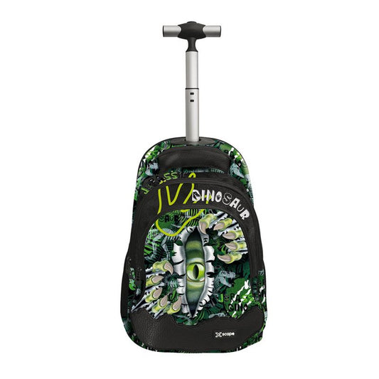 Ученическа раница на колела Xscape Dino