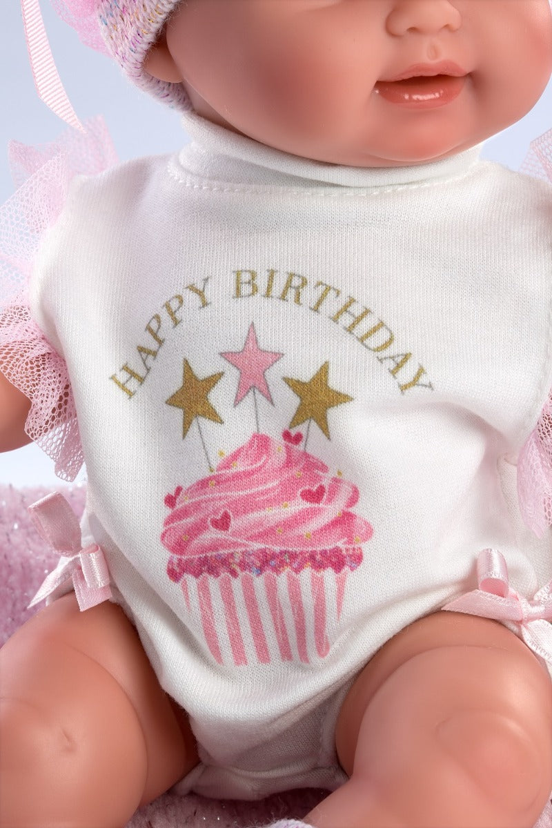 Кукла Llorens Bebita Cojin Happy Birthday 26 см