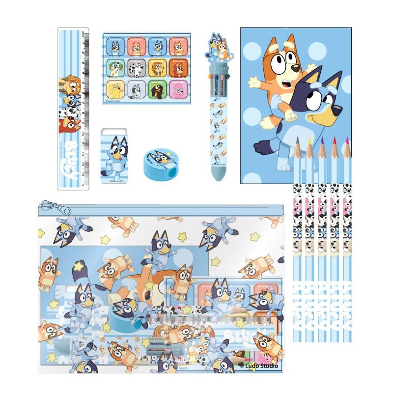 Ученически сет с 12 части Bluey
