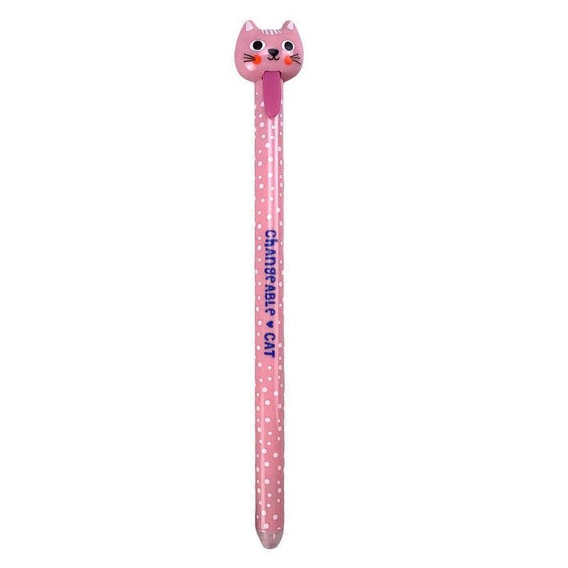 Химикал с гума Pen Cat Pink