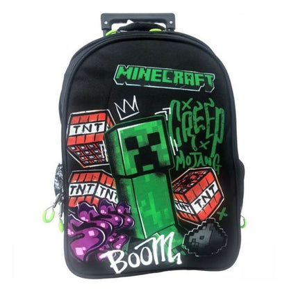 Ученическа раница на колела MINECRAFT METRO ART