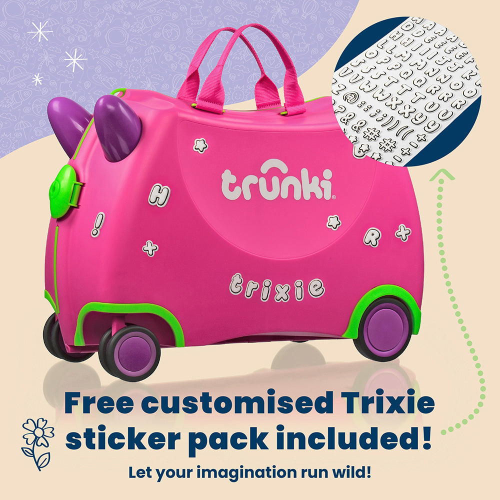 Детски куфар за яздене Trunki Trixie