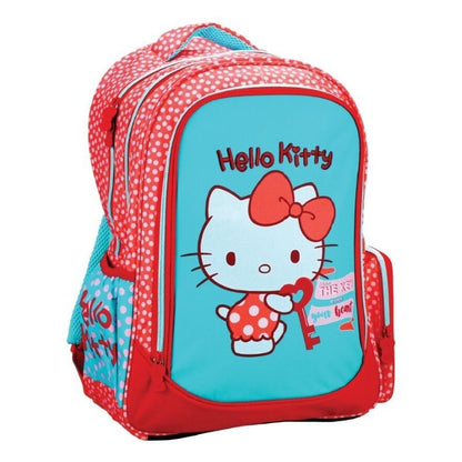 Ученическа раница Hello Kitty Red