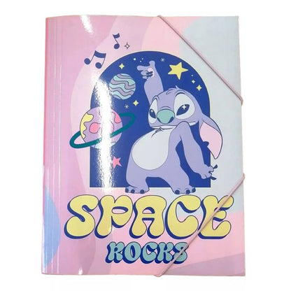 Папка с ластик Stitch Space Rocks