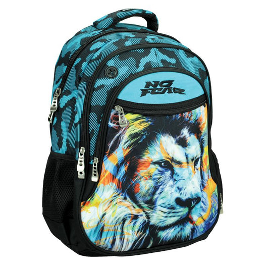 Ученически раница No Fear Fluo Lion