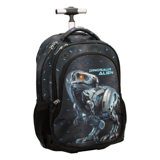 Ученическа раница Dinosaur Alien на колела
