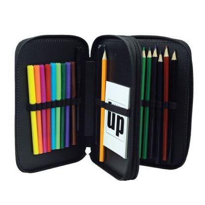 Ученически несесер със съдържание и две отделения Goal