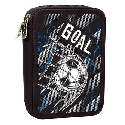 Ученически несесер със съдържание и две отделения Goal