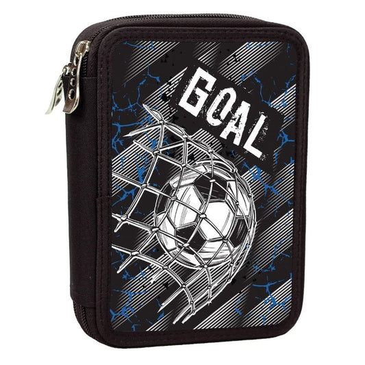Ученически несесер със съдържание и две отделения Goal