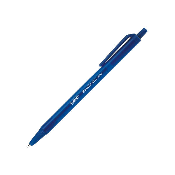 Химикалка BIC Roundstic Clic син