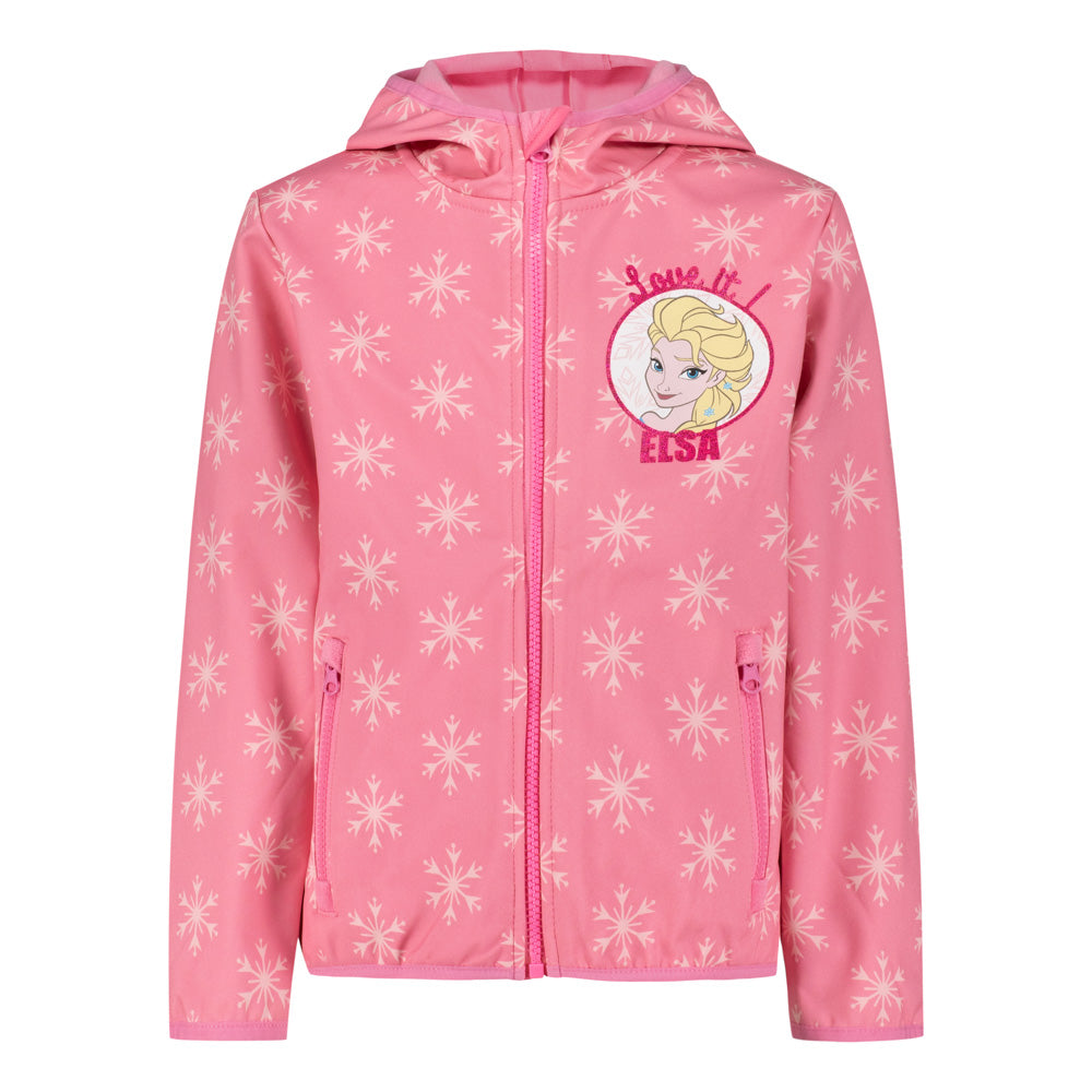 Софтшел яке Frozen, розов, размер 128