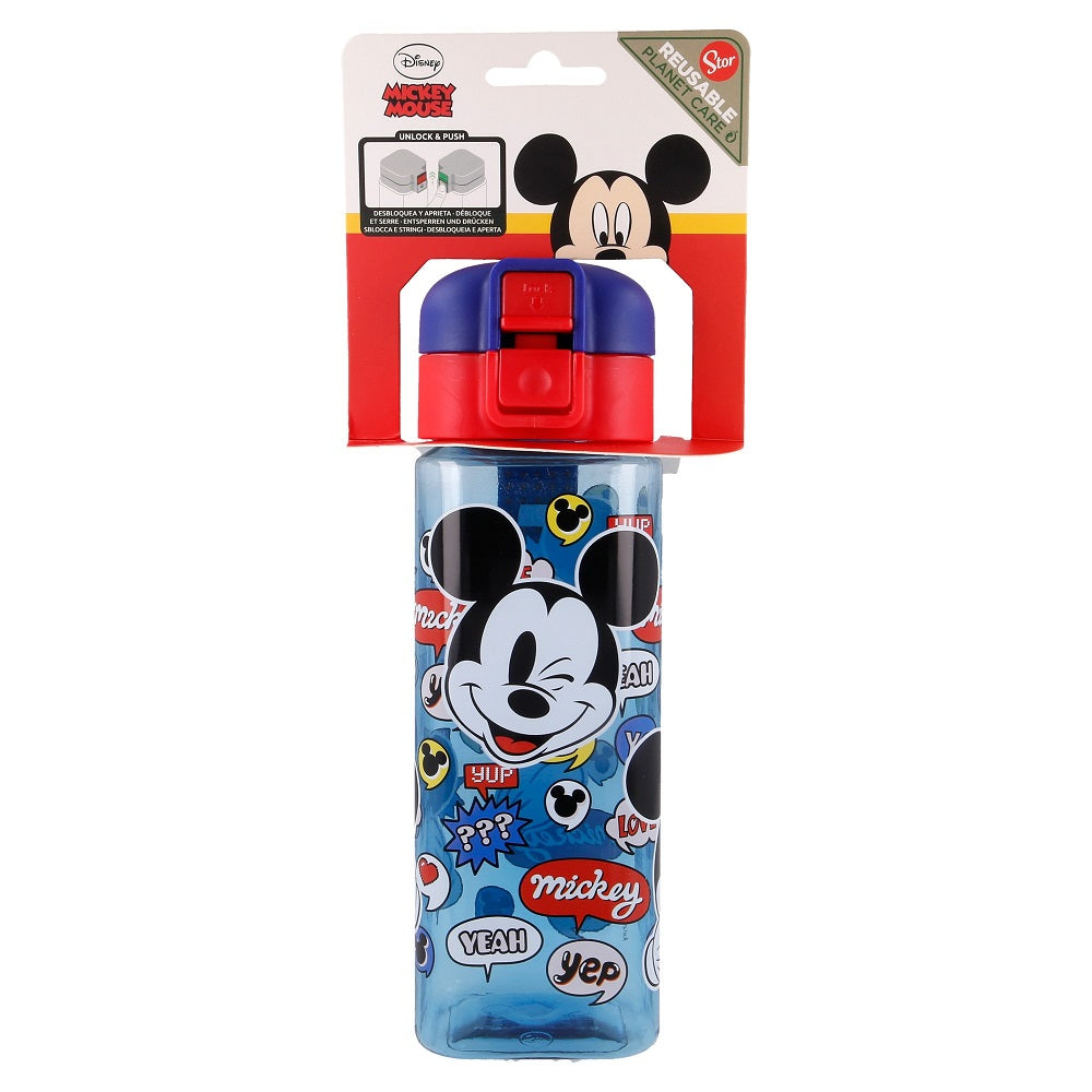 Квадратна бутилка Mickey Mouse, 500 мл