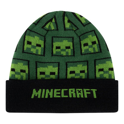 Зимна шапка MINECRAFT Creeper, зелена, размер 54